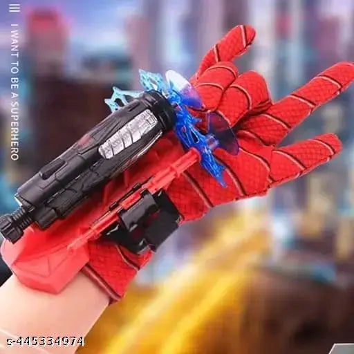 Spider Web Shooters Toy Hero Launcher Wrist Toy Set Spider-Man Web Shooters with Gadget