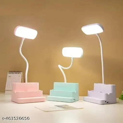 Desk Lamp Random Color, Advanced Pen & Mobile Holder, Dimmable Desk Lamp - For Students