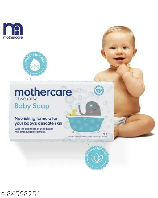 Mothercare All We Know Baby Soap Combo Offer Pack 75gm (Buy 3 Get 1 Free)