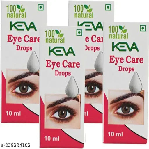 Eye Care Drops Moisturizing, Cleansing and Rejuvenating the Eyes (Pack 4x10ml) (Pack of 4)