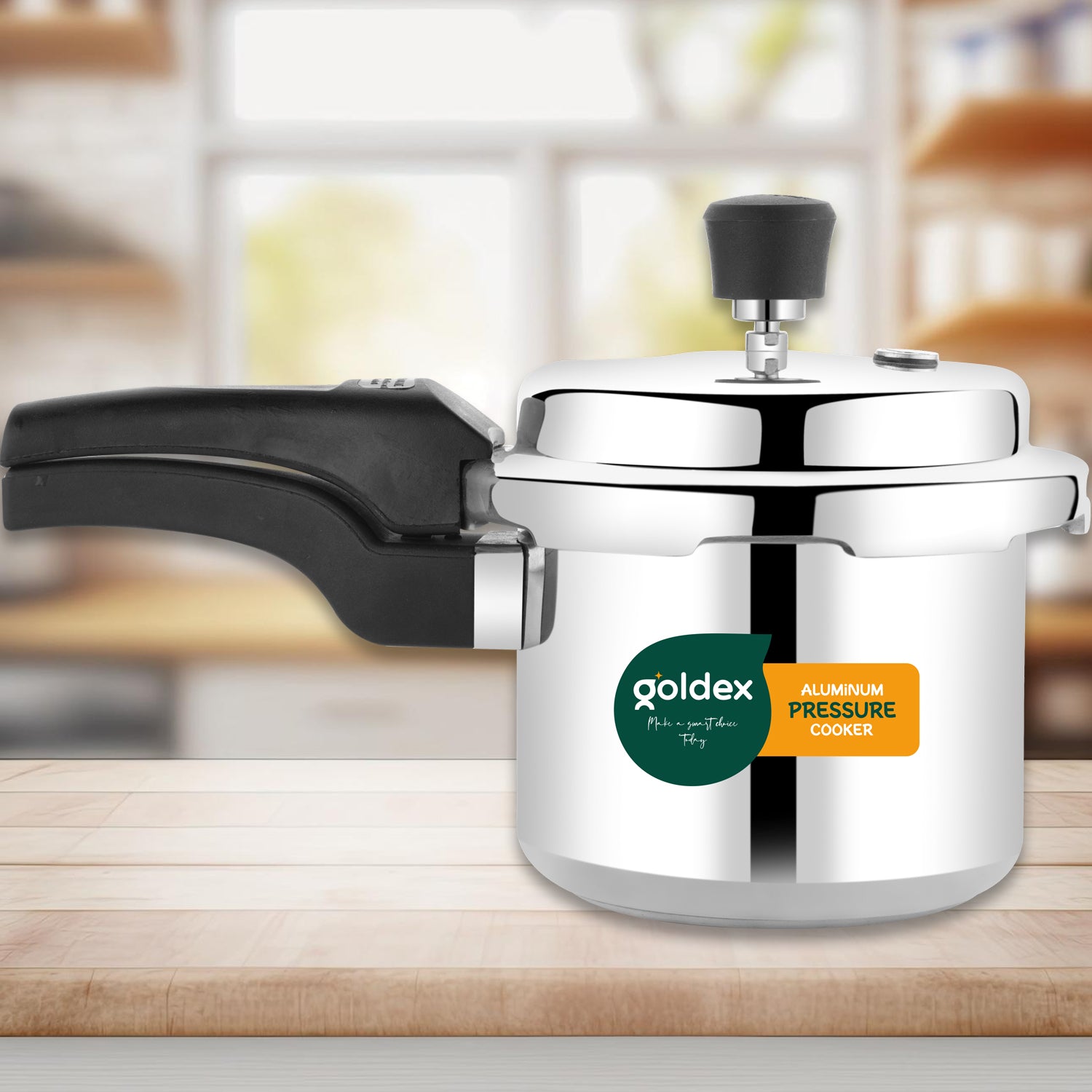 Aluminium Classic Goldex Pressure Cookers With Outer Lid (3 Litres) - Springkart 