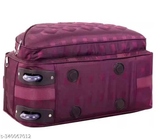 Nylon 55 litres Waterproof Strolley Duffle Bag- 2 Wheels - Luggage Bag