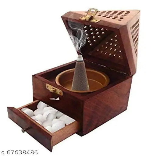 Handicrafts Wooden Incense Holder