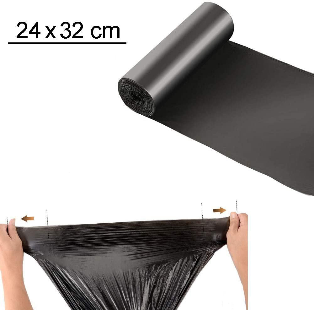 1575 Garbage Bags Medium Size Black Colour (24 X 32) - Springkart 