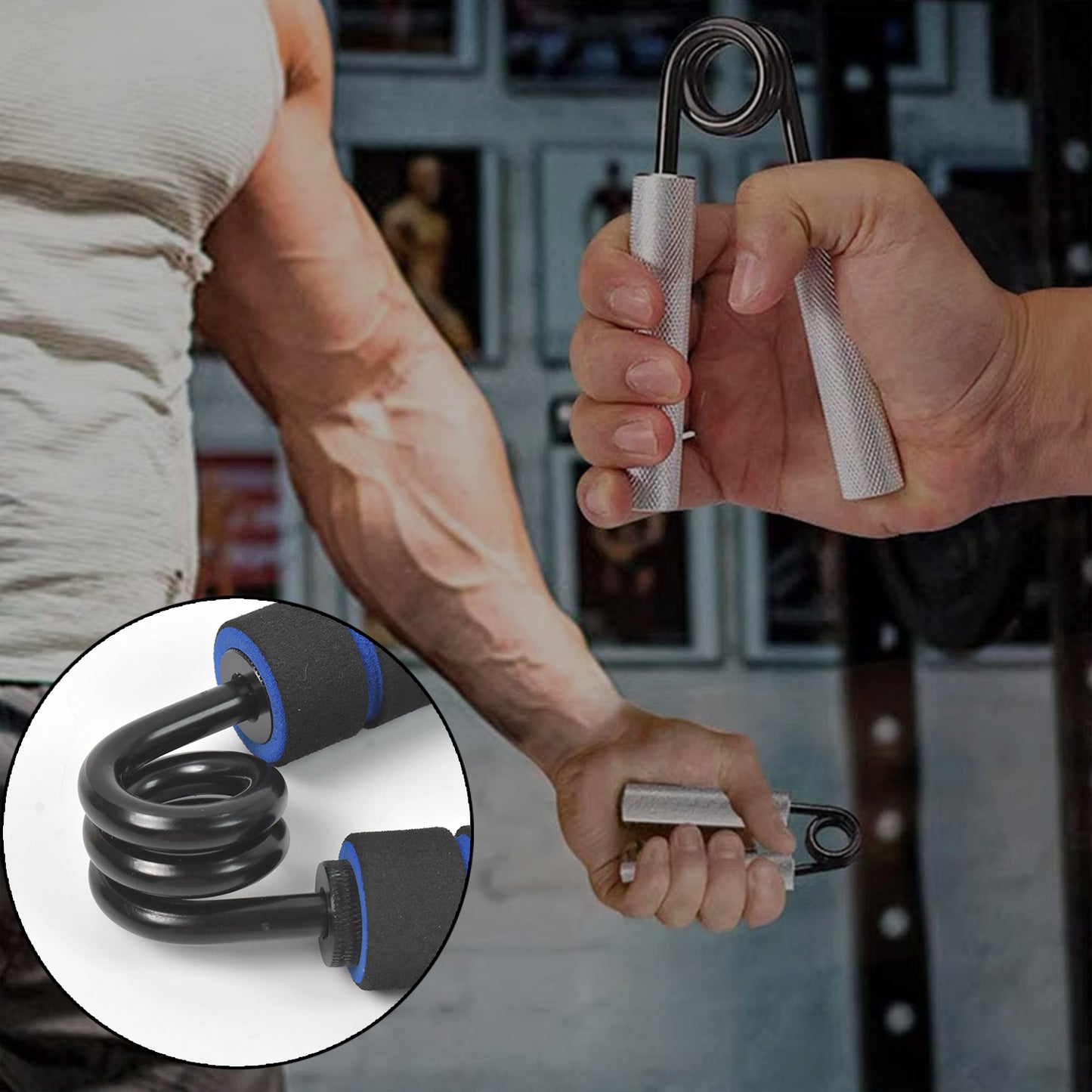 Hand Exerciser Hand Gripper Finger Strengthener (1 Pc 50lb) - Springkart 