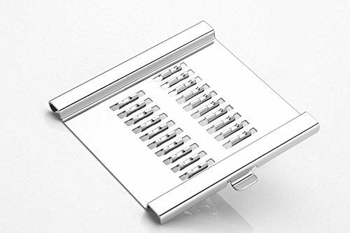 2142 6 In 1 Stainless Steel Kitchen Chips Chopper Cutter Slicer And Grater With Handle - Springkart 