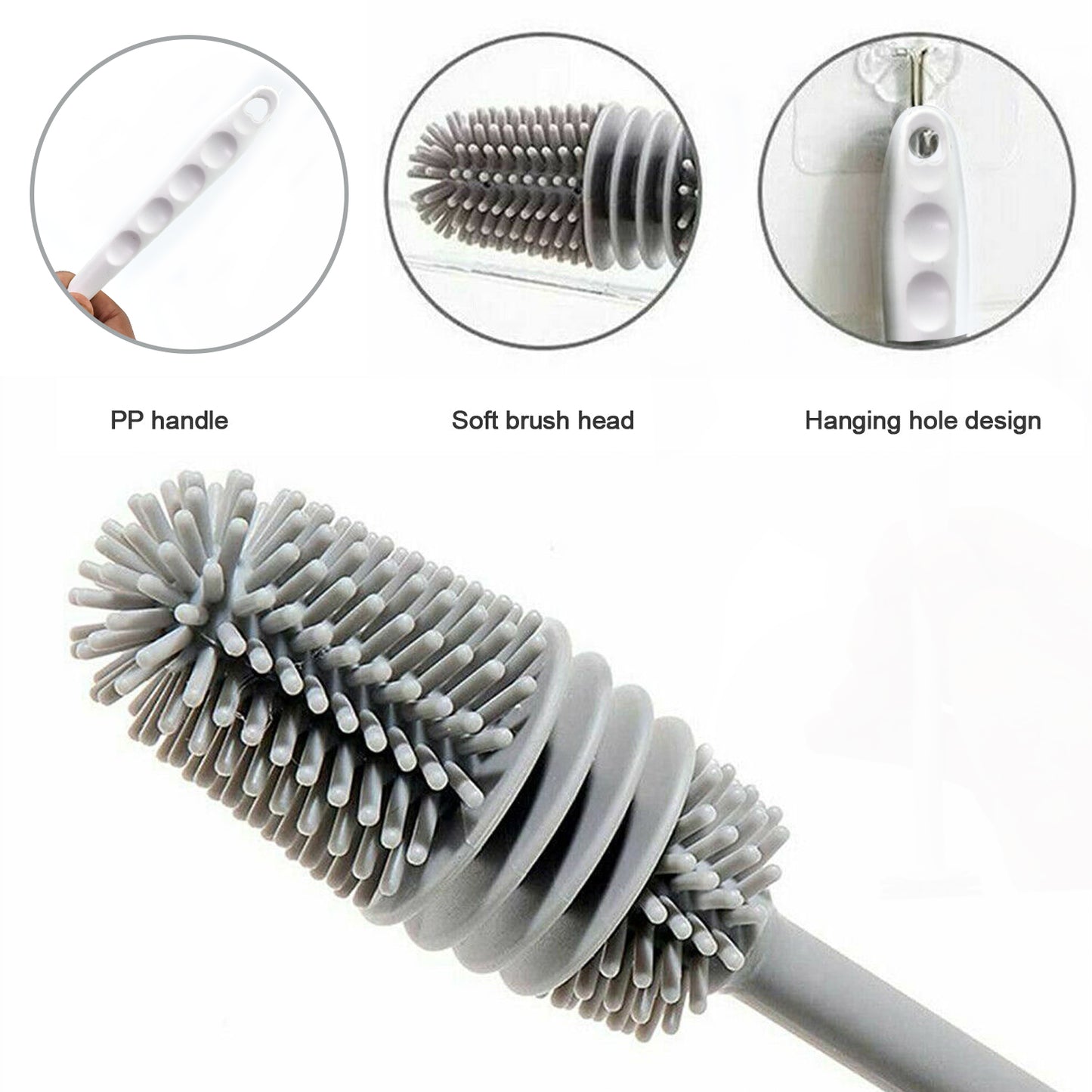 6151a Bottle Cleaning Brush Usual Fully Types Of Household Room For Cooking Food Purposes For Cleansing - Springkart 
