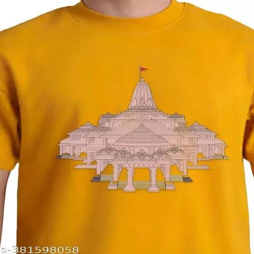 Ayodhya Ram Mandir T-Shirt for Men - Springkart 