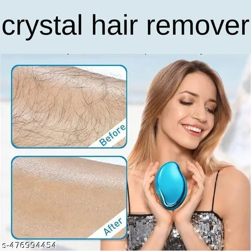 Crystall Hair Eraser for Women & Men - Nano Crystal Hair Remover for Arms, Legs, Back pack of 1