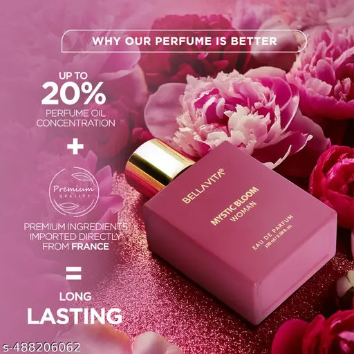 Bella Vita Mystic BLOOM Woman Luxury & Long Lasting EDP Perfume for Women 100 ml