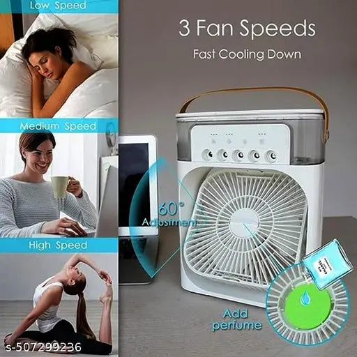 Portable Mini Cooler Rechargeable Air Conditioner Water Cooler Small AC - Springkart 