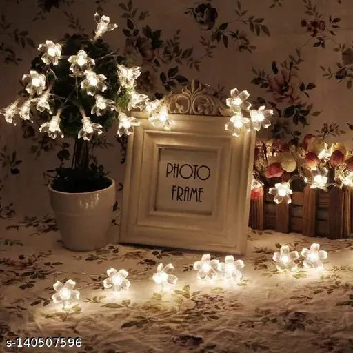 14 Silicone Flower LED Decoration String Lights for Festival