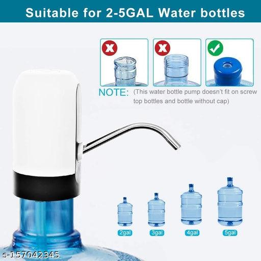 KTS Automatic Wireless Water Can Dispenser Pump for 20 Litre Bottle Can, with silicone pipe. Water Dispenser Pump - Springkart 