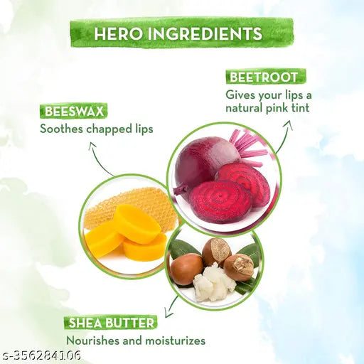 Mamaearth Beetroot Tinted 100% Natural Lip Balm 2 g.