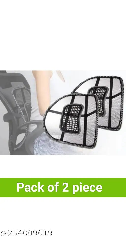 Seat Support for Cars Lumbar Support for Car Seat, Office Chair, Wheelchair Comfort and Lower Backside Pain Relief Mesh Cushion Back Supporter for Sciatica Pain Relief Motor Car Back Rest