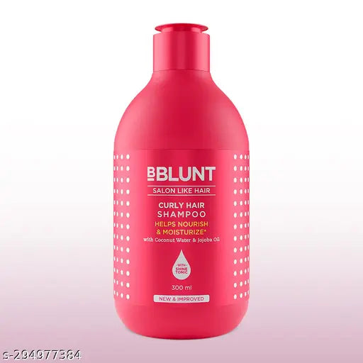 BBLUNT Curly Hair Shampoo with Coconut Water & Jojoba Oil - 300 ml