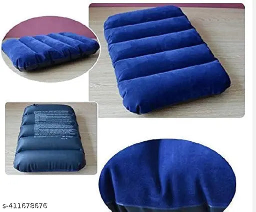 blue color velvet favric traveler pillow | pillow for travel | velvet pillow | trendy pillow