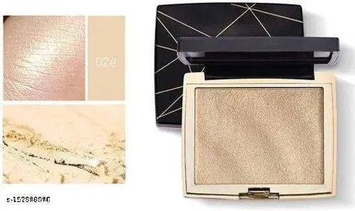 HOJO Golden Powder Highlighter shimmer bronzer colorful Face Highlighter Pressed Powder Shade #2