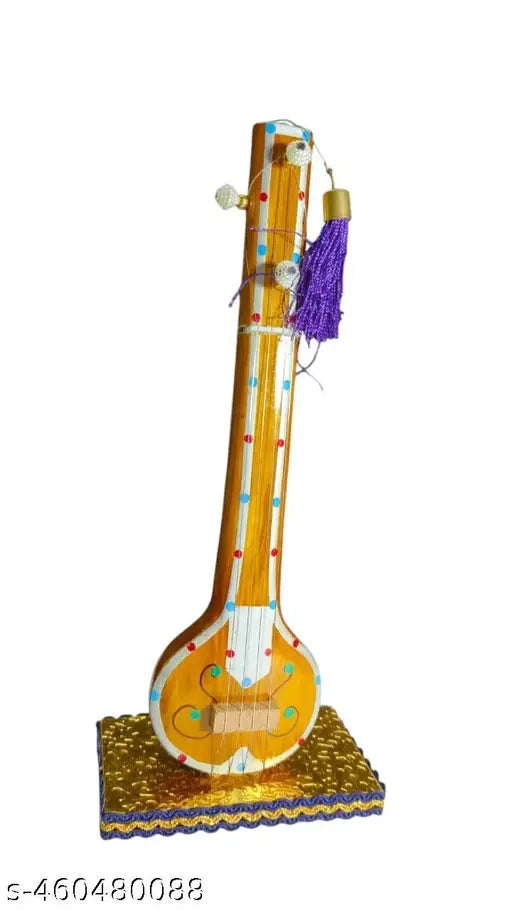 Wooden Multi Unique Showpiece Tanpura