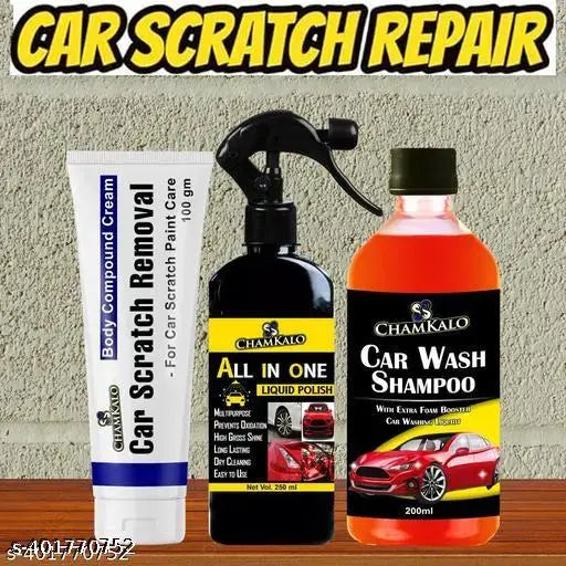 Car Polish Spray, Body Compound Scratch Remover ,Spot Cleaning Better Shine Car Wash Combo