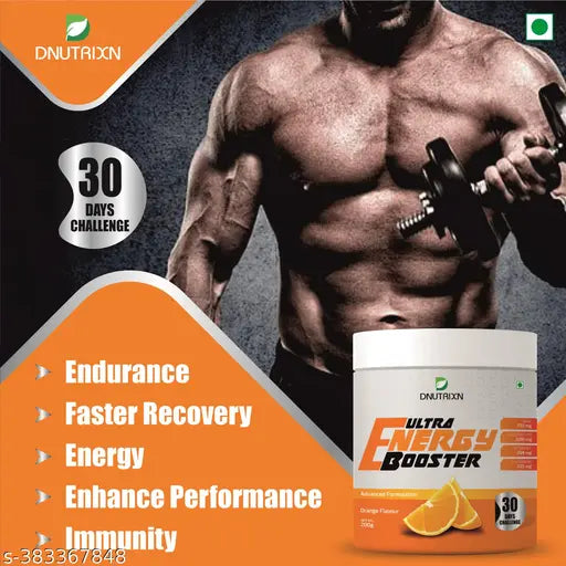 Energy Booster 200G with BCAA, Vitamin C, Electrolytes & Glutamine