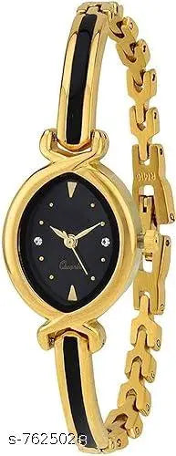 Gold (Pack of 2) Metal Analog Watch for Women