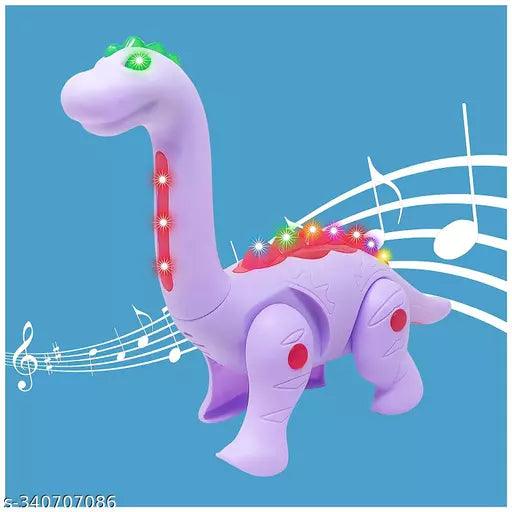 Big Size Musical Dinosaur Toy for Kids with Colorful Lights and Pull Along Function - Springkart 