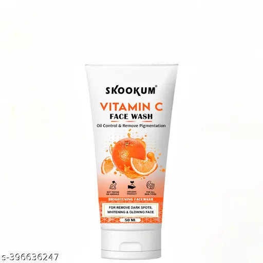 Vitamin C & E Face - For Anti Aging & Smoothening & Brightening Face Vitamin C Face wash & Gel & Serum 3 Item In Set