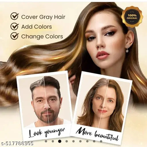 Japanese Long Lasting Natural Hair Dye Shampoo 100ml