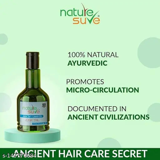 Nature Sure Jonk Tail (Leech Oil) for Hair Problems in Men and Women – 2 Packs (110ml Each) - Springkart 
