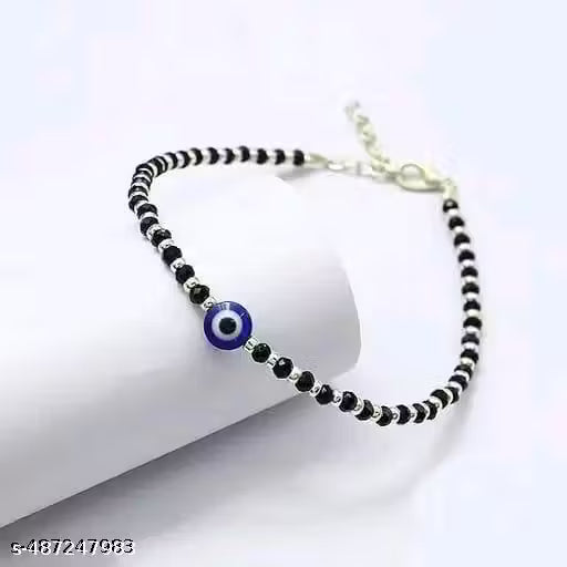 4 combo pack Stylish Evil eye beads bracelet , bracelet & bangle for men and women..