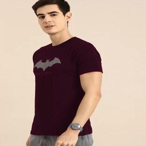 Cotton Blend Printed Half Sleeves Mens Round Neck T-Shirt - Springkart 