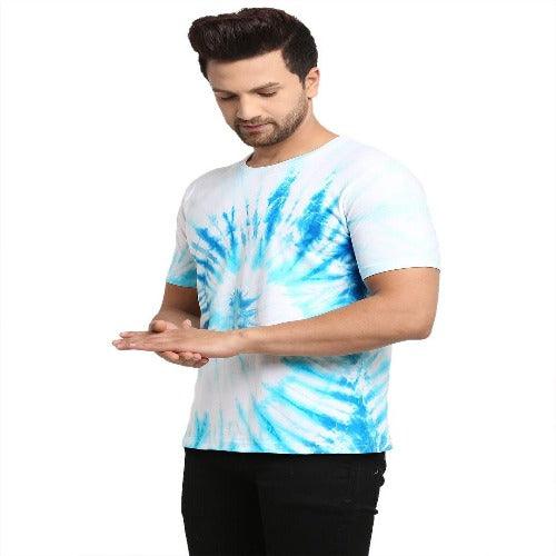 Ennoble Men's Tie & dye Cotton T-shirts - Springkart 