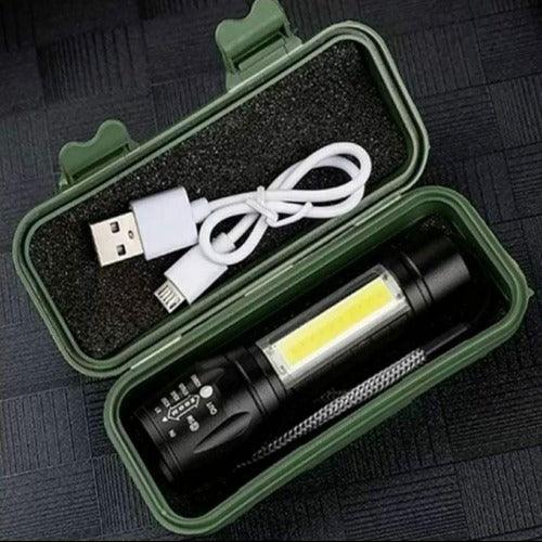 Pocket Size Mini Portable XPE + COB LED Tactical Flashlight - Springkart 