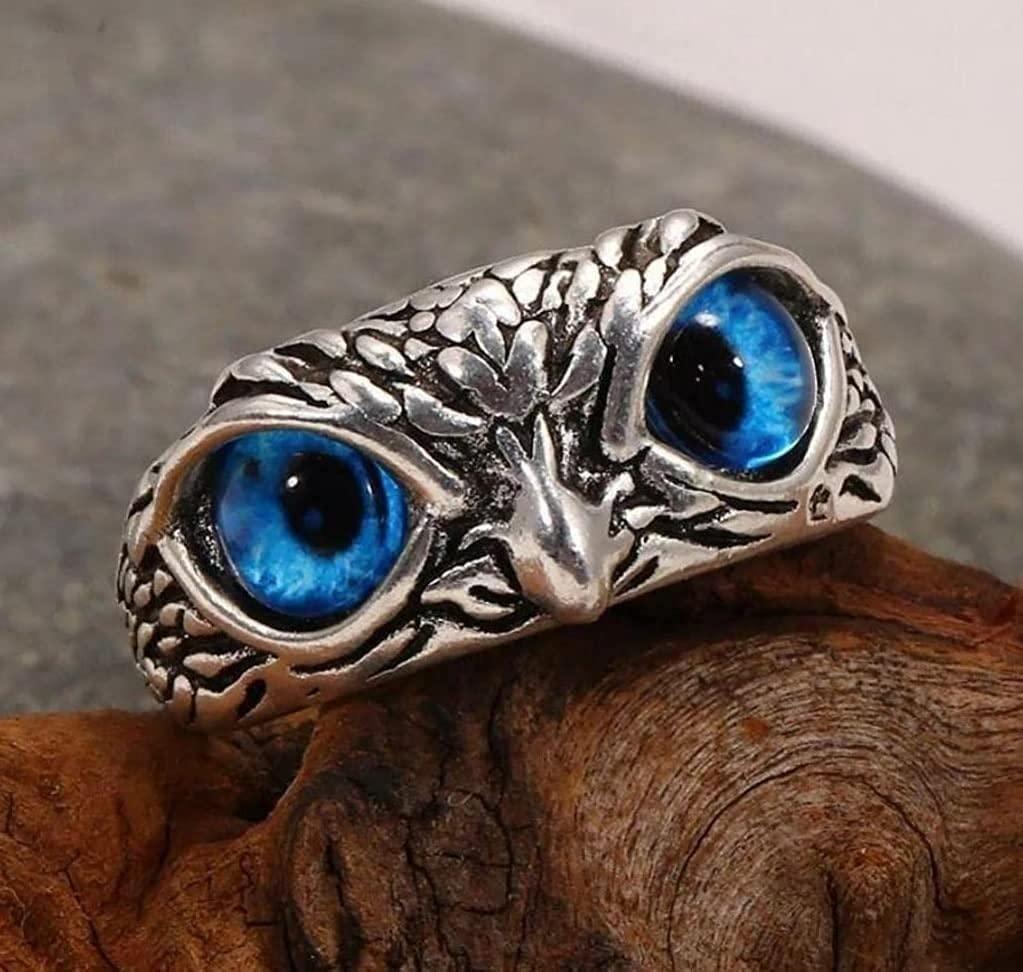 Attractive Silver Plated Owl Ring - Springkart 