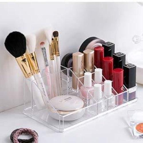 Acrylic Makeup Mascara Liner Brush Storage Lipstick Cosmetic Organizer - Springkart 