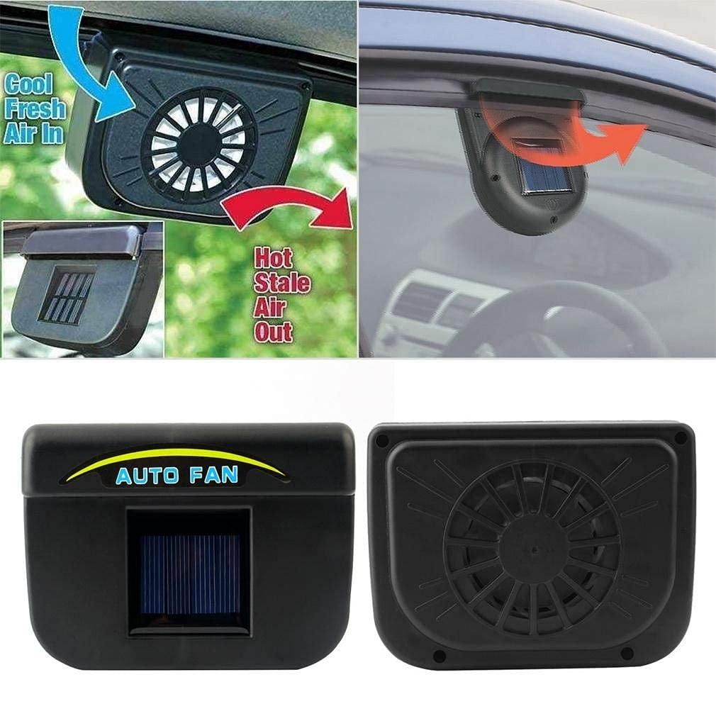 Car Auto Cool Air Vent with Rubber Stripping Car Ventilation Fan Solar Power Car Auto Cool Air Vent with Rubber Stripping Car Ventilation Fan - Springkart 