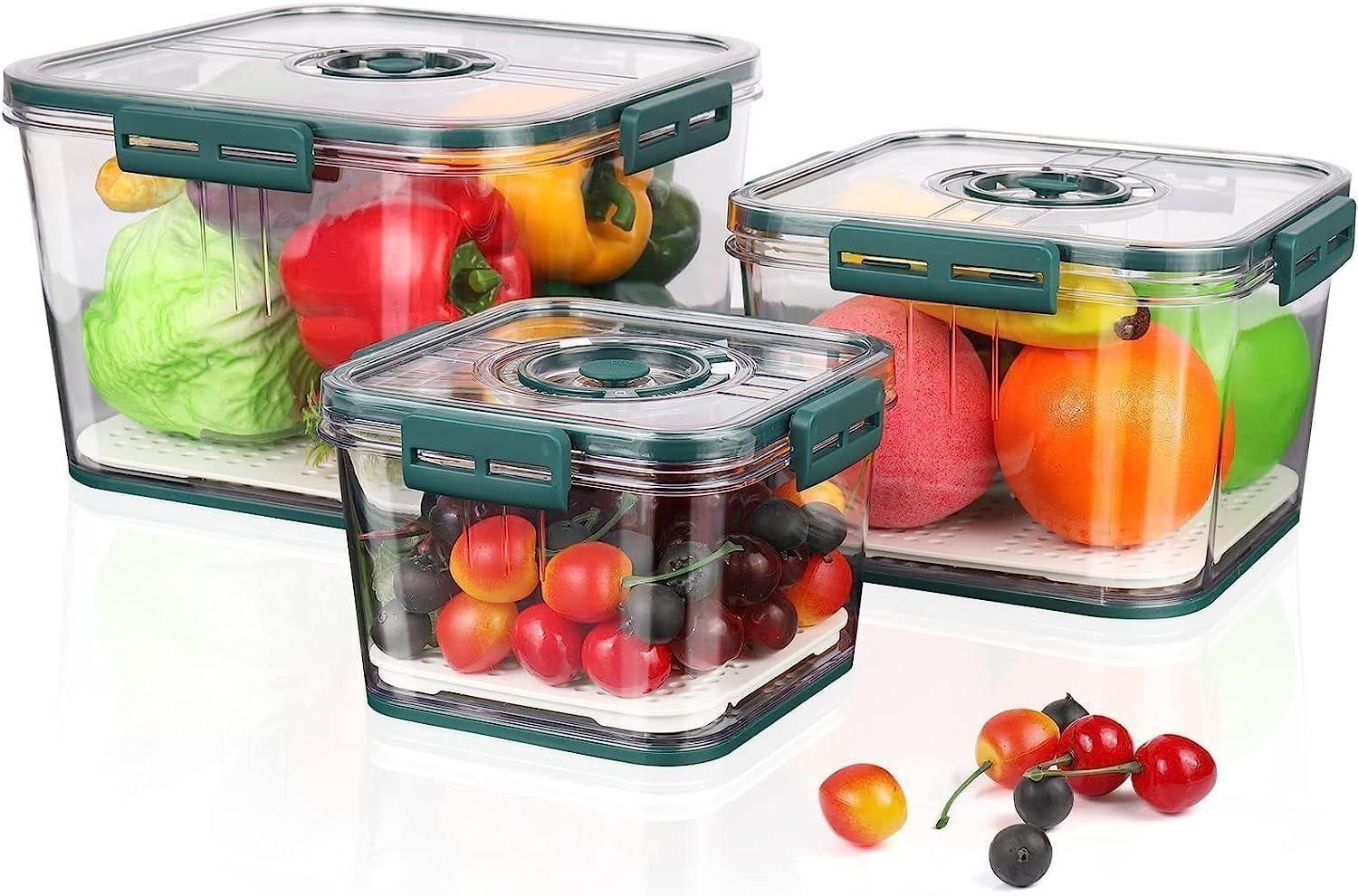 Freshness Preservation Food Storage Container(Pack of 3) - Springkart 