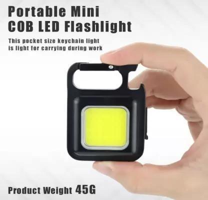 Mini LED COB Flashlight Keychain Light 500 Lumen Rechargeable Flashlights - Springkart 