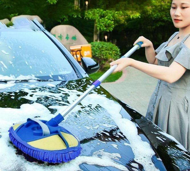 Car Wash Mop Car Duster Microfiber Flexible Duster - Springkart 