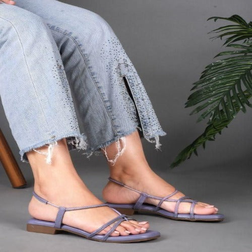 Women's Flat Sandal For Walking, Officewear & Daily Use - Springkart 