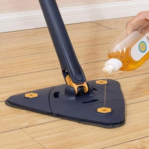 Blue Squeezing Triangle Cleaning Mop - Springkart 