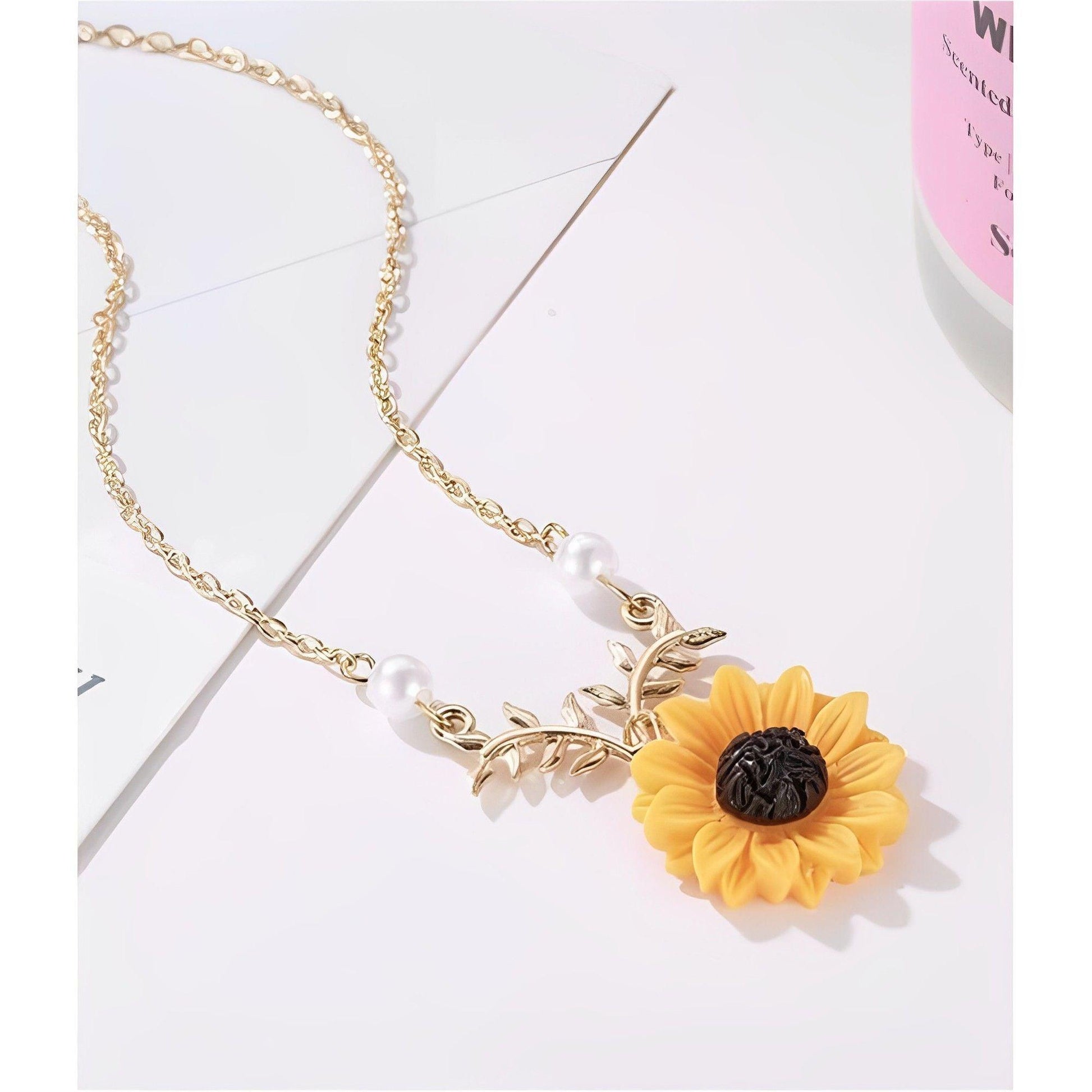 Sunflower Necklace For Women & Girls - Springkart 