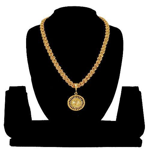 Luxurious Men's Gold Plated Pendant With Chain Vol 2 - Springkart 