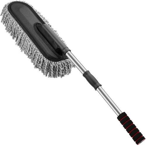 Retractable Flexible Microfiber Car Duster With Handle 360 Degree Rotating Mop - Springkart 