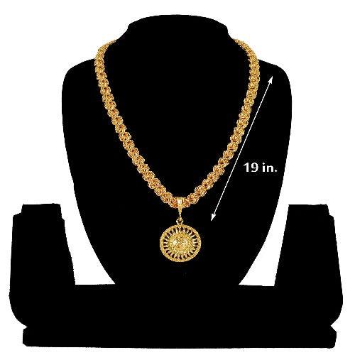 Luxurious Men's Gold Plated Pendant With Chain Vol 2 - Springkart 