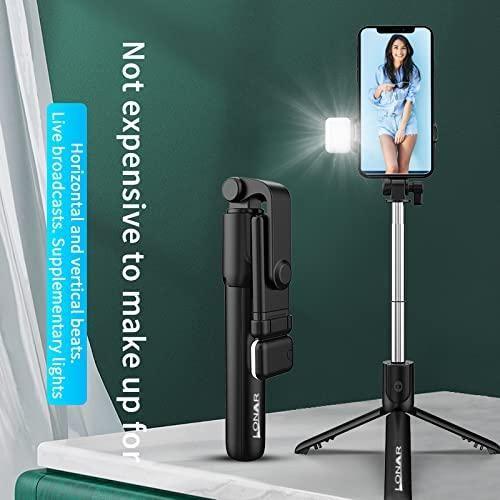 Extendable Flash 3-in-1 Selfie Stick Tripod with Bluetooth Remote - Springkart 