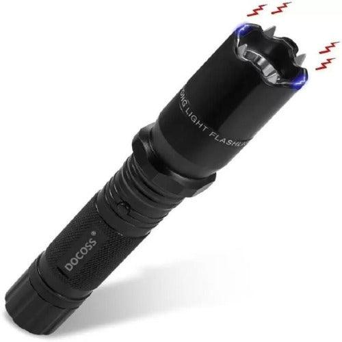 3 in 1 Rechargeable Self Defence Safety Taser Baton Shock (Stun Gun + Led Flashlight+ Laser light) Torch - Springkart 