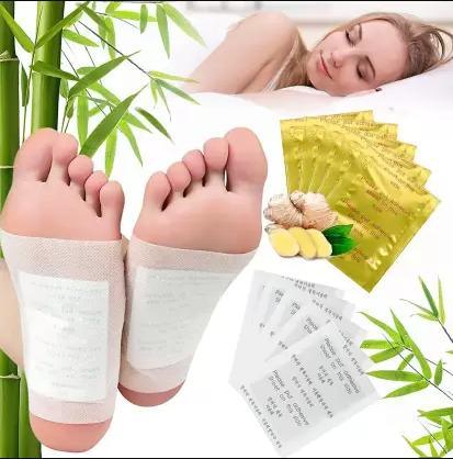 Cleansing Detox Foot Pads [Pack of 10 Patches For 5 day] Plaster & Patch (1 Units) - Springkart 