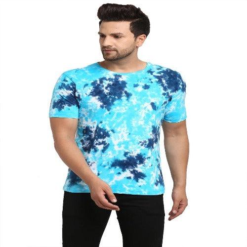 Ennoble Men's Tie & dye Cotton T-shirts - Springkart 